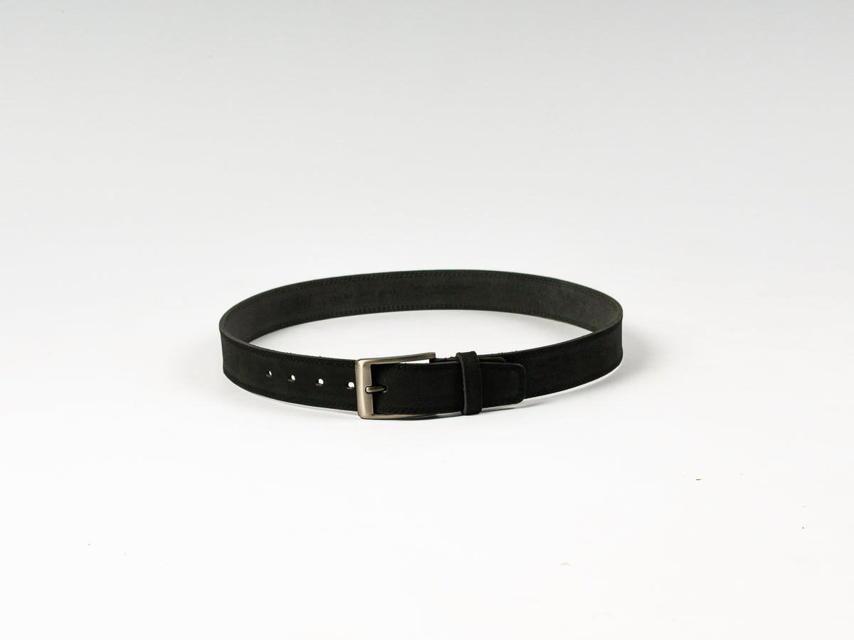 Casual genuine Suede Belt – Black