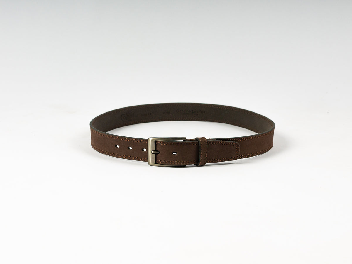 Casual genuine Suede Belt – Brown