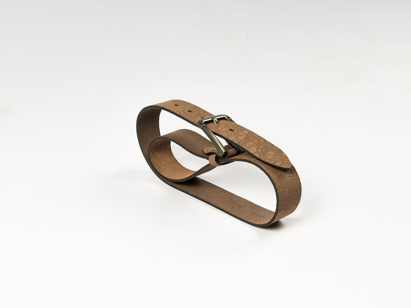 Casual genuine Suede Belt – Beige