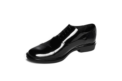 Classic Cap-Toe Dress Shoes – Black