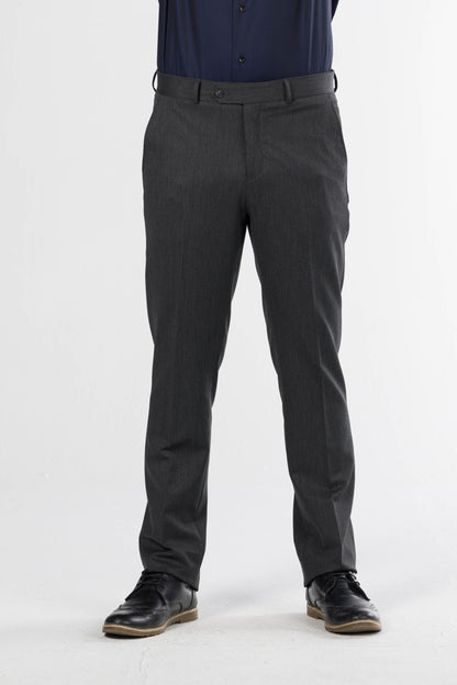 Classic Formal Trousers – Dark Grey