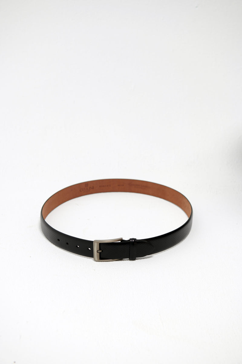 Classic Genuine Leather Belt – Black