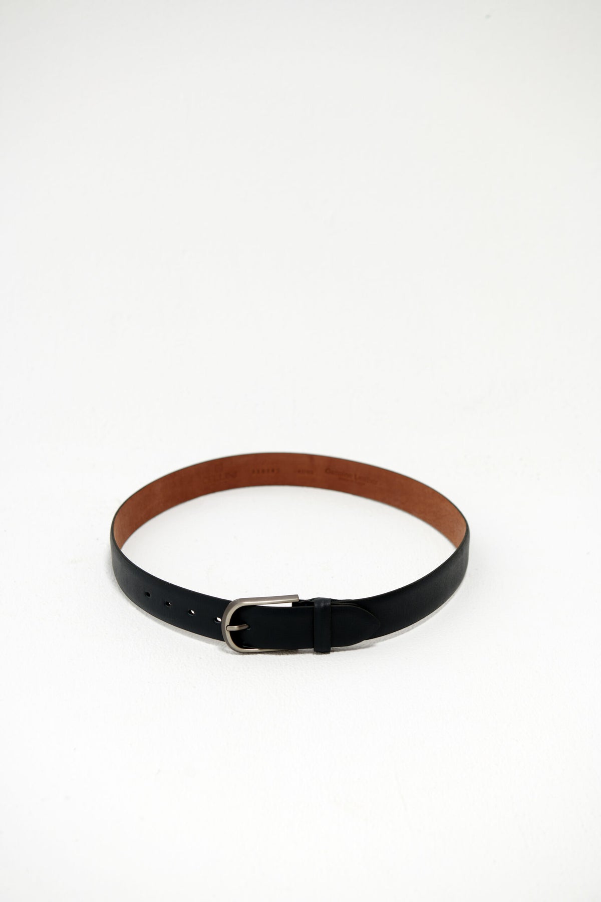 Classic Genuine Leather Belt – Navy