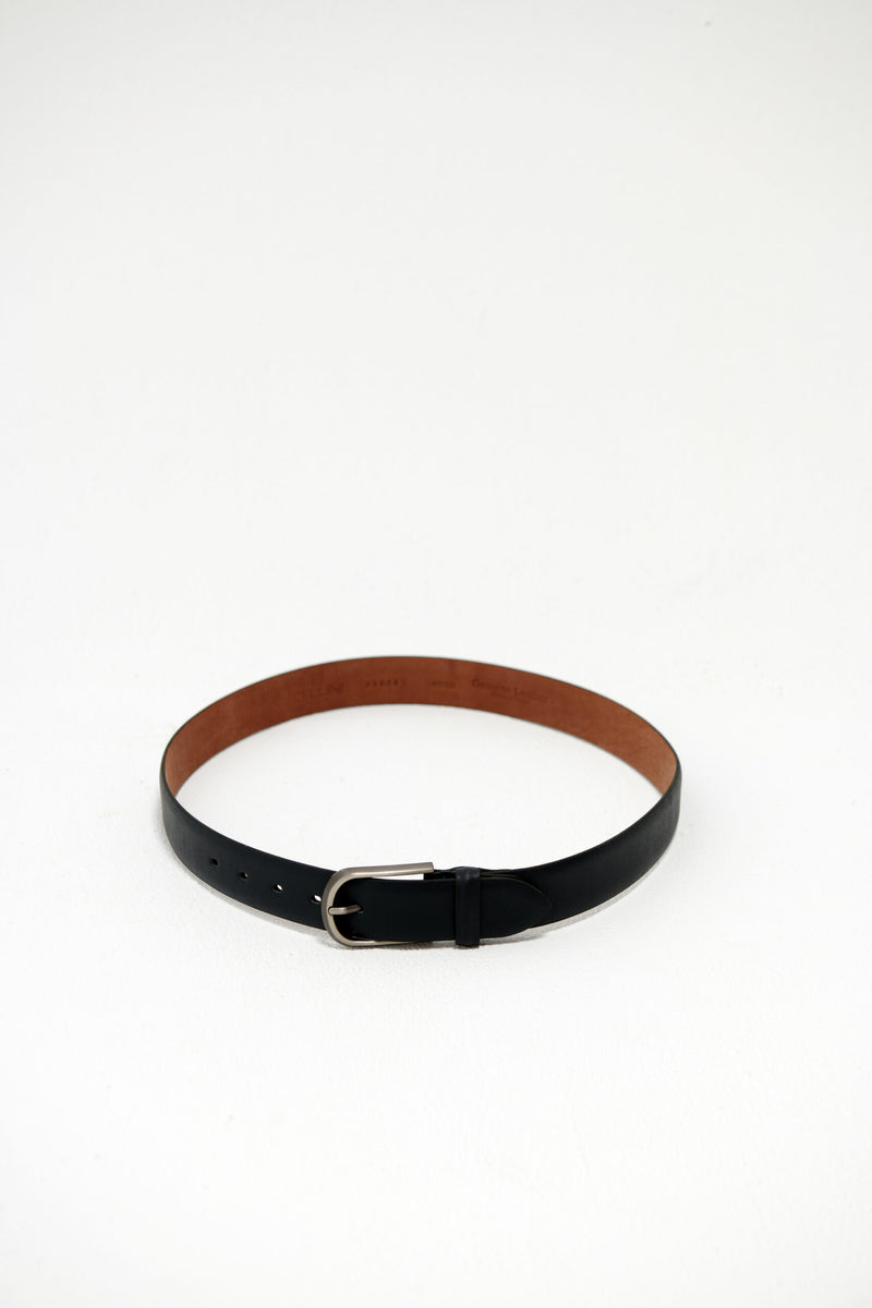 Classic Genuine Leather Belt – Navy