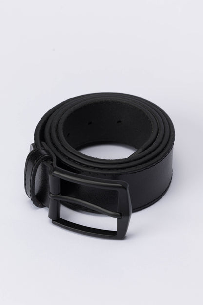 Classic Genuine Leather Belt – Black