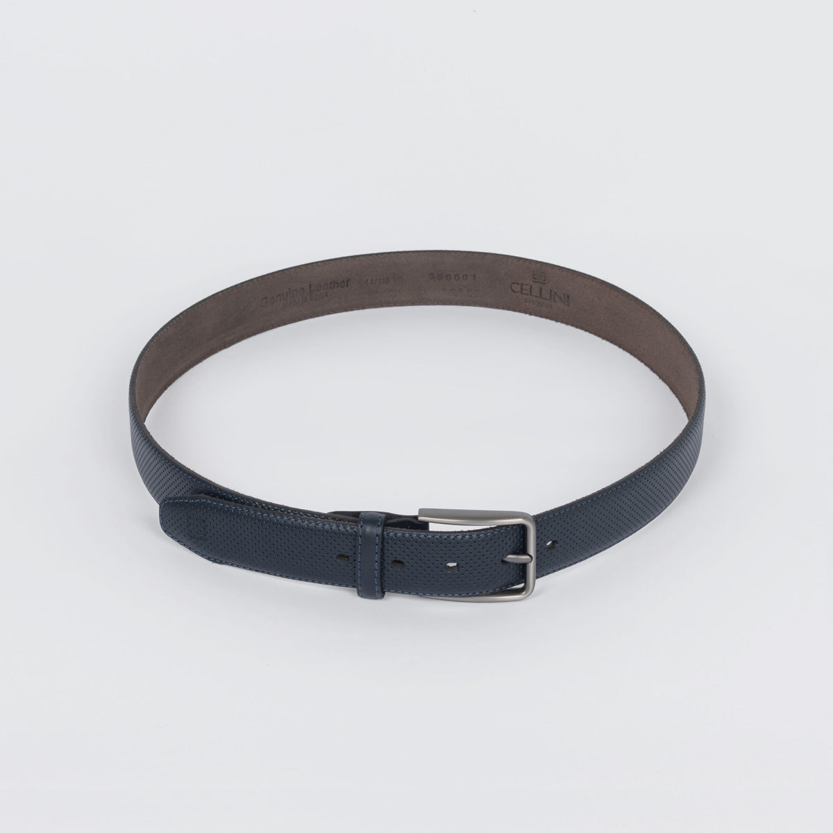 Classic Genuine Leather Belt – Navy