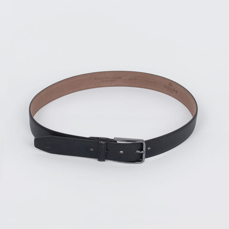 Classic Genuine Leather Belt – Black