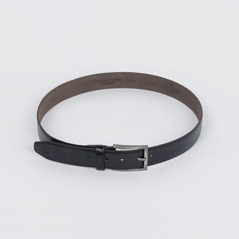 Classic Genuine Leather Belt – Black