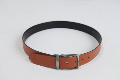 Classic Genuine Leather Reversible Belt – Brown
