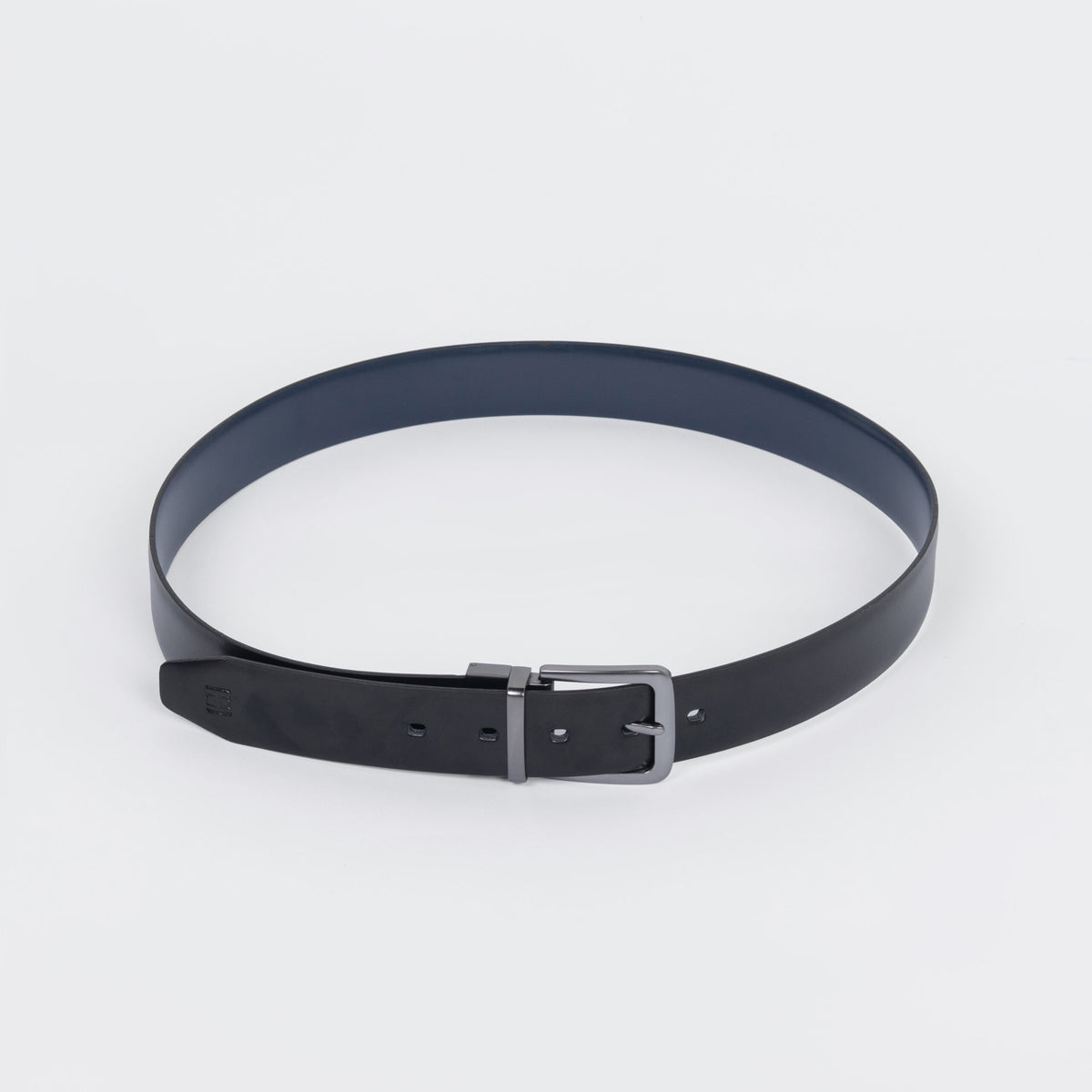Double Face Classic Genuine Leather Belt – Black