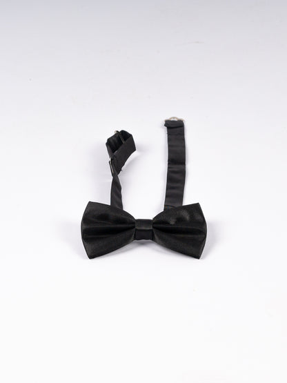 Italian Silk Bow Tie – Black