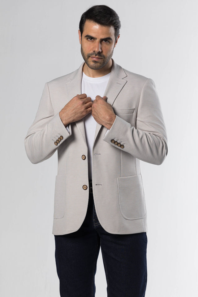 Knit Blazer – Offwhite