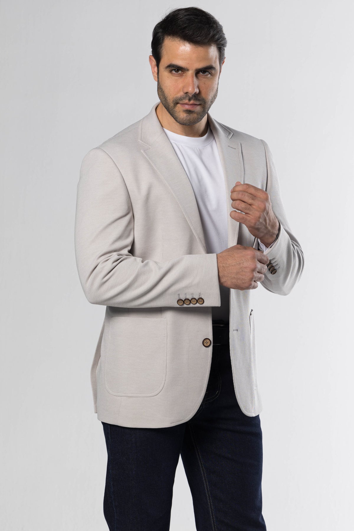 Knit Blazer – Offwhite