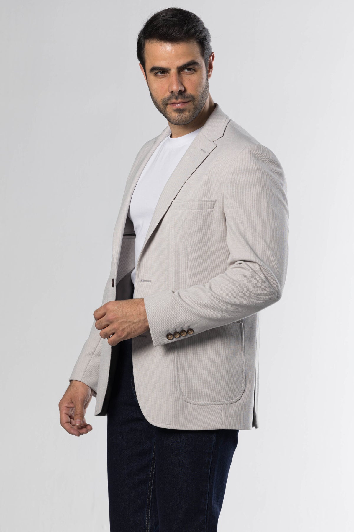 Knit Blazer – Offwhite