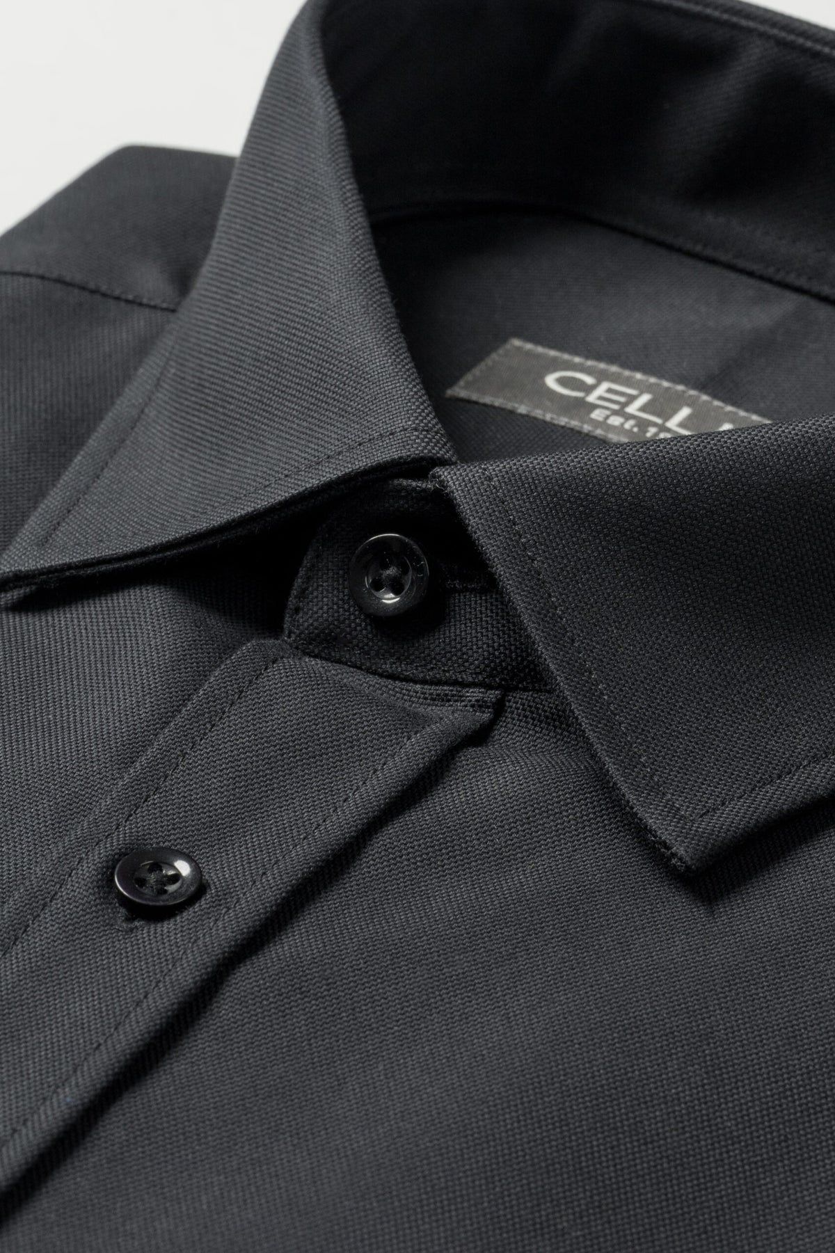 Long Sleeved Classic Oxford Shirt – Black