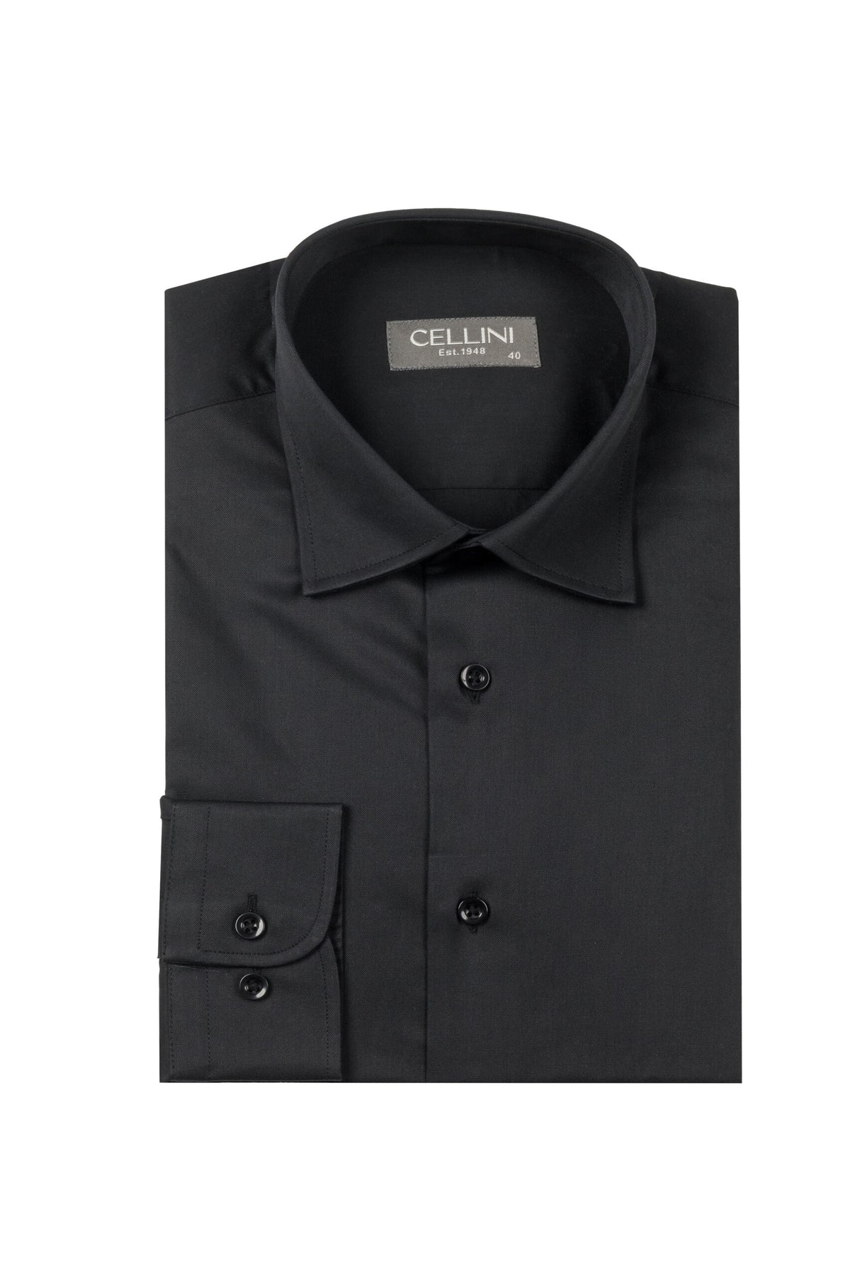 Long Sleeved Classic Shirt – Black