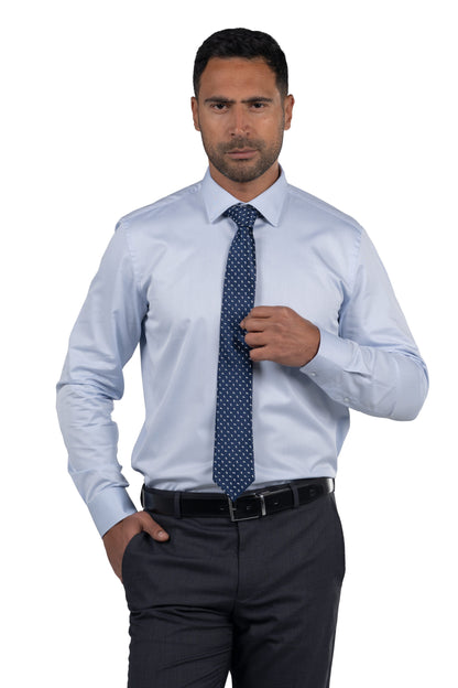 Long Sleeved Classic Shirt – Blue