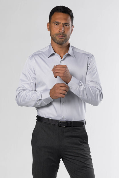 Long Sleeved Classic Shirt – Grey