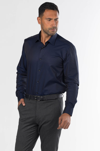 Long Sleeved Classic Shirt – Navy