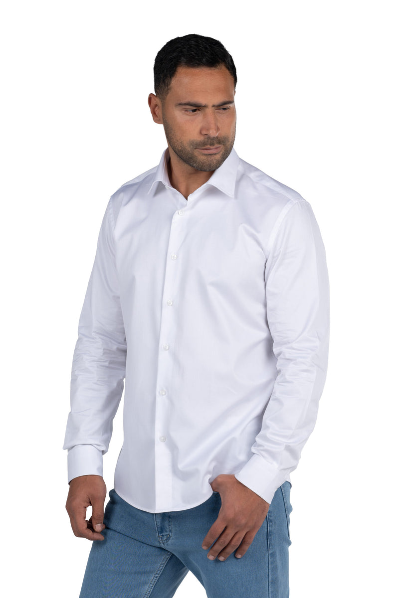 Long Sleeved Classic Shirt – White