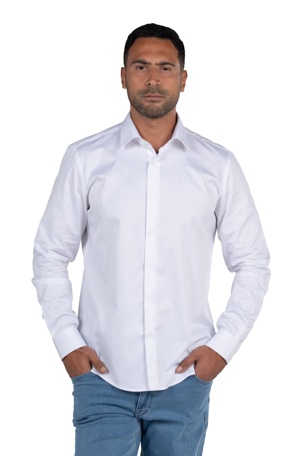 Long Sleeved Classic Shirt – White