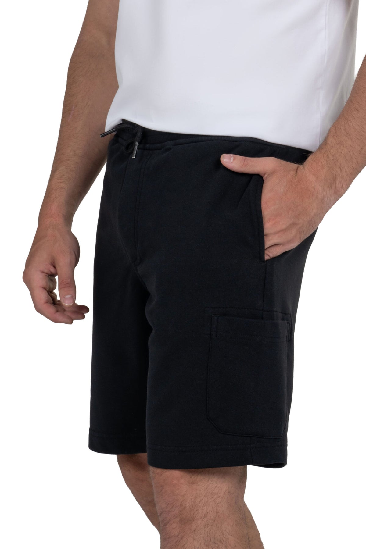 Men's Cargo Bermuda Shorts – Black