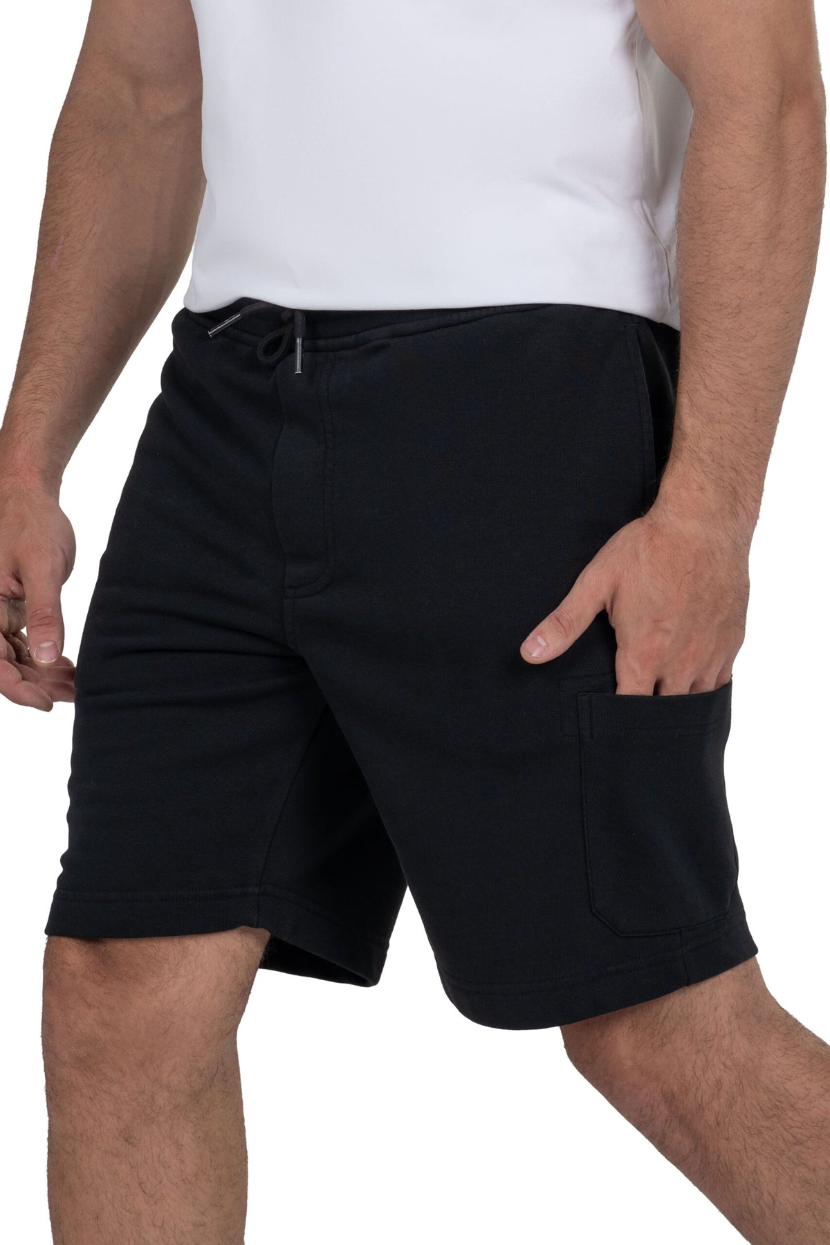 Men's Cargo Bermuda Shorts – Black