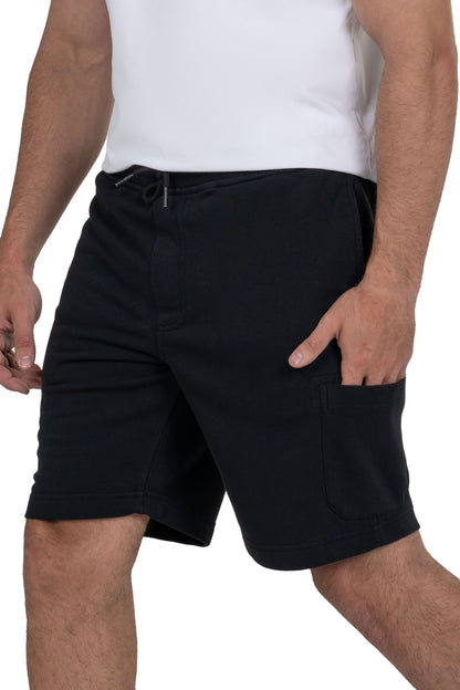 Men's Cargo Bermuda Shorts – Black