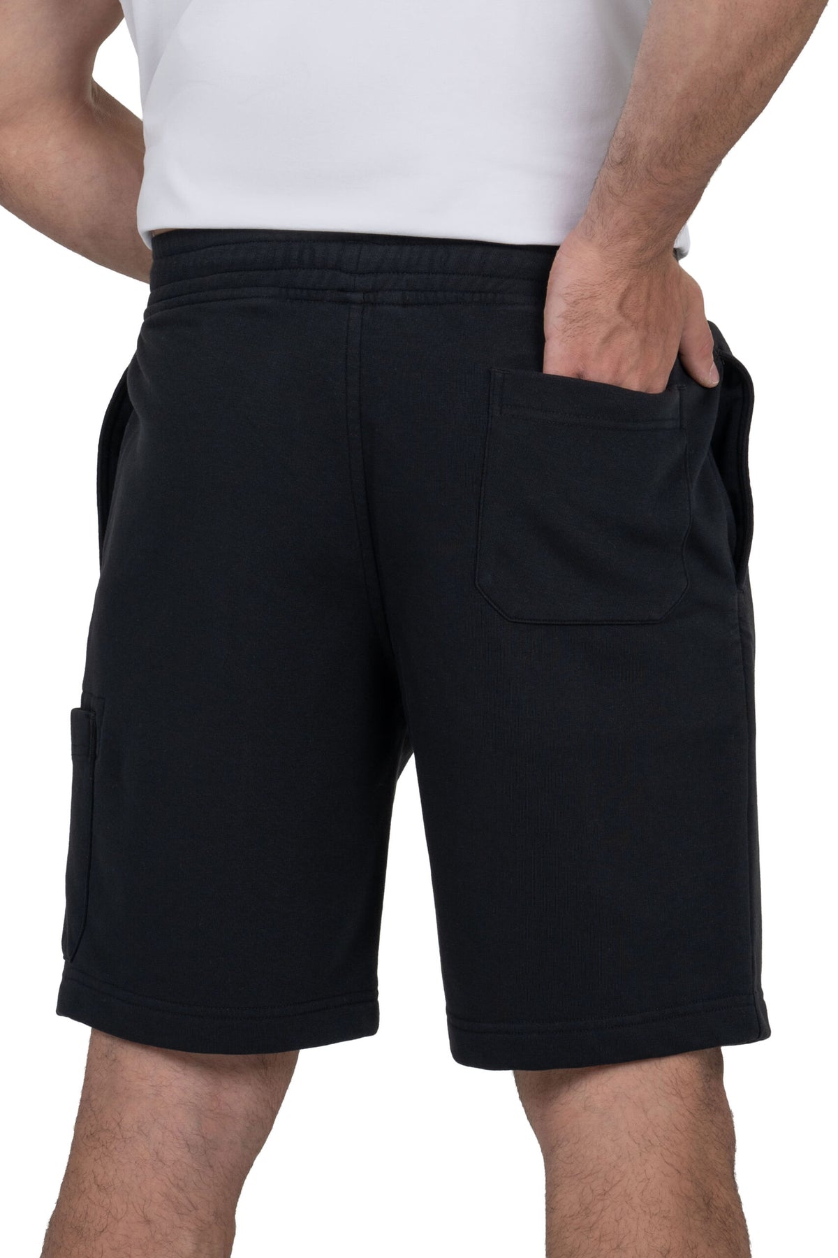 Men's Cargo Bermuda Shorts – Black