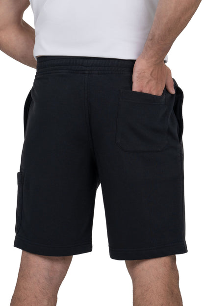 Men's Cargo Bermuda Shorts – Black
