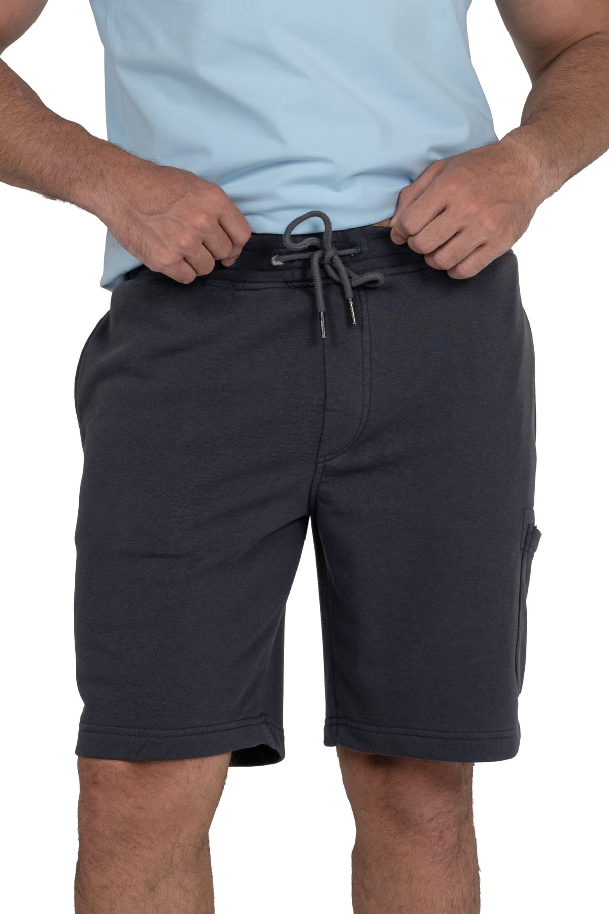 Men's Cargo Bermuda Shorts – Dark Grey