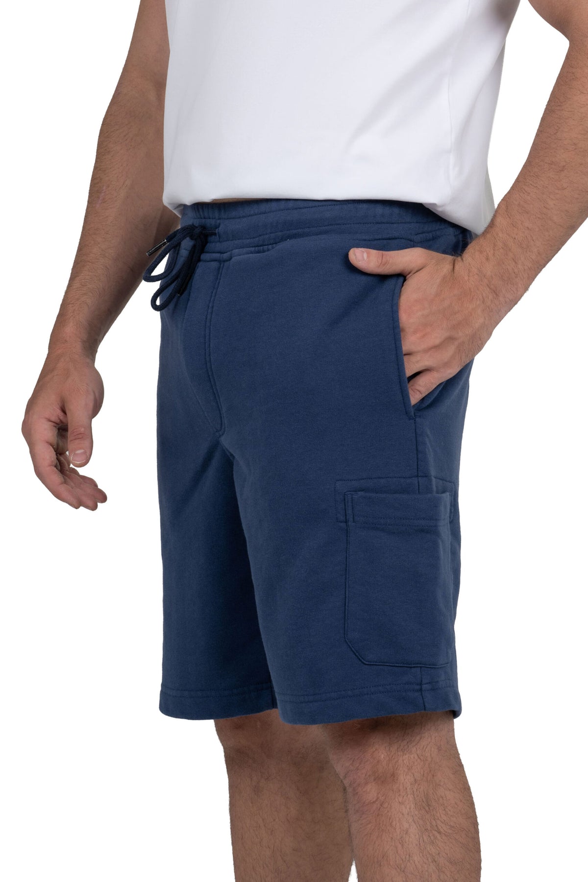 Men's Cargo Bermuda Shorts – Light Navy