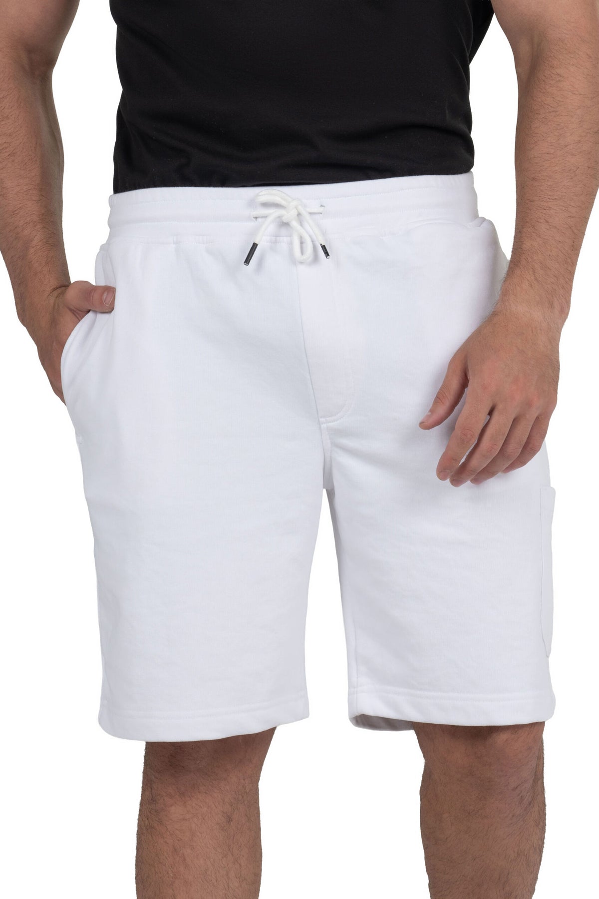 Men's Cargo Bermuda Shorts – White