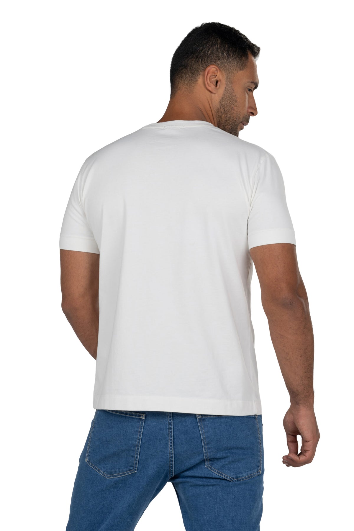 Men's Short Sleeved Heavy Jersey T-Shirt – Offwhite