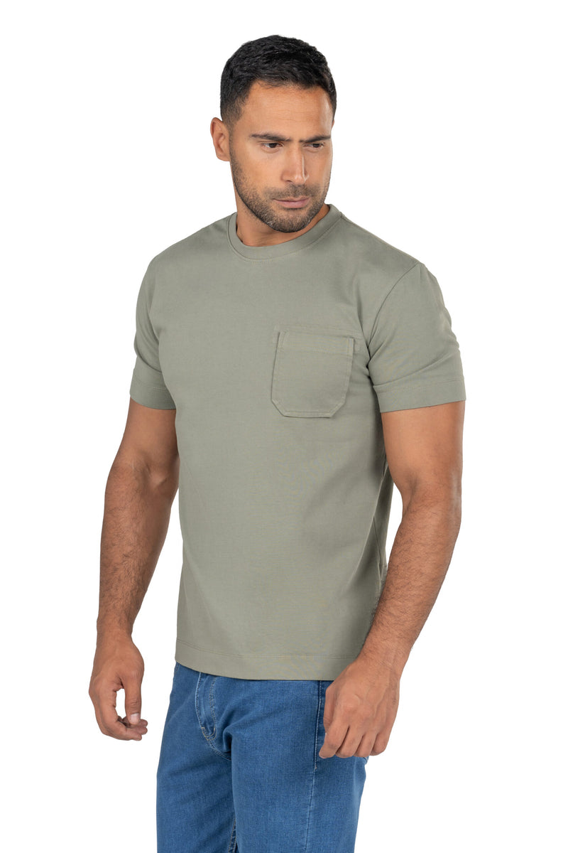 Men's Short Sleeved Heavy Jersey T-Shirt – Pistachio