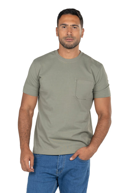 Men's Short Sleeved Heavy Jersey T-Shirt – Pistachio