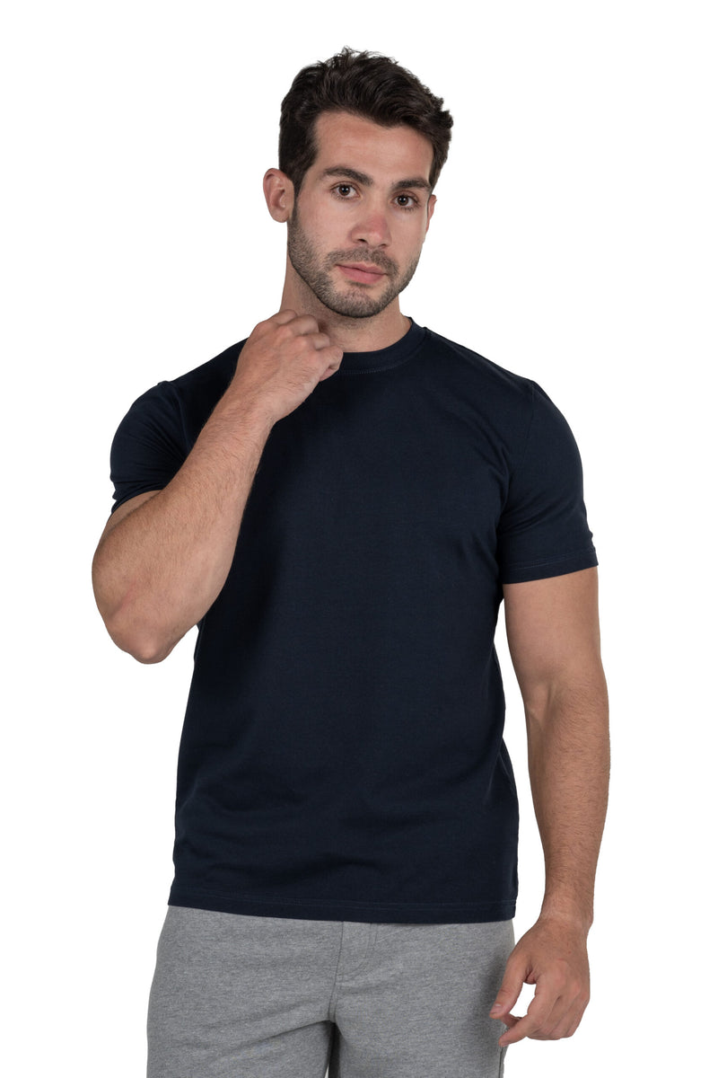 Men's Short Sleeved Undershirt – Navy
