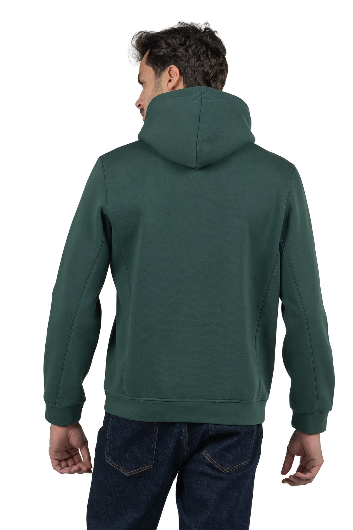 Men's Solid Hoodie – Dark Green