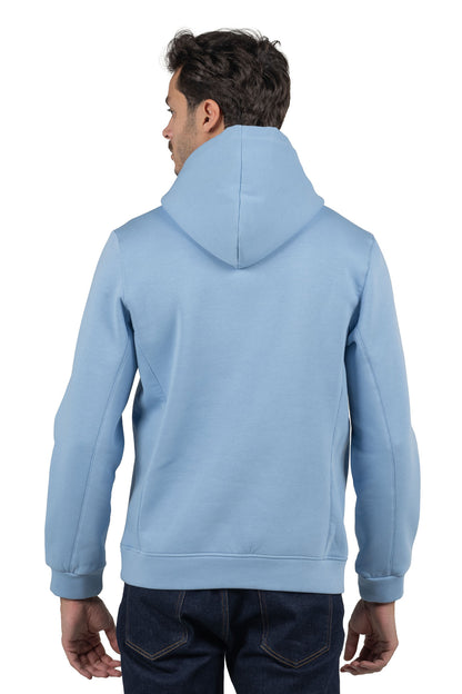 Men's Solid Hoodie – Light Blue