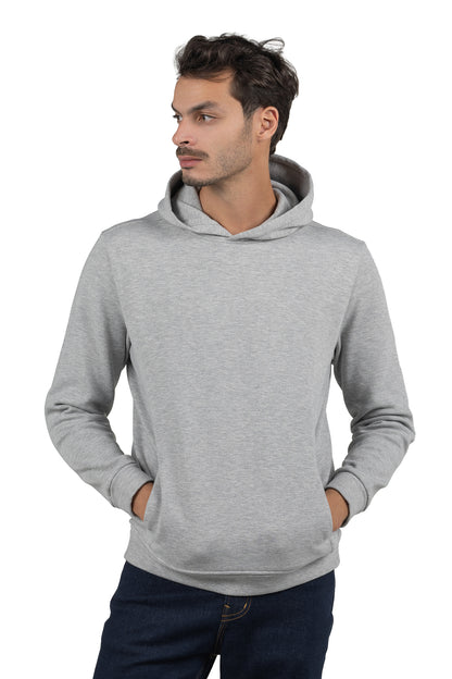 Men's Solid Hoodie – Light Grey