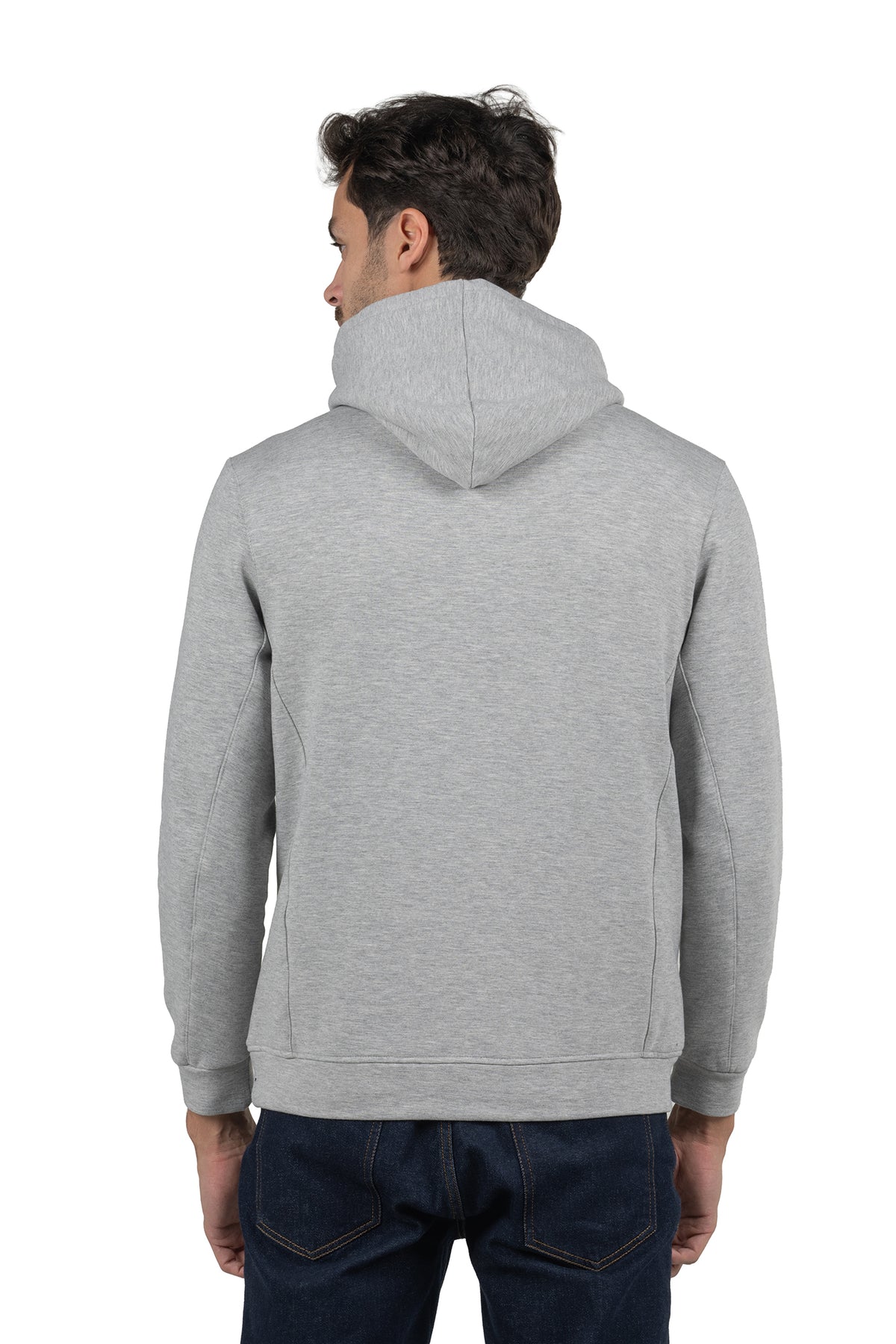 Men's Solid Hoodie – Light Grey
