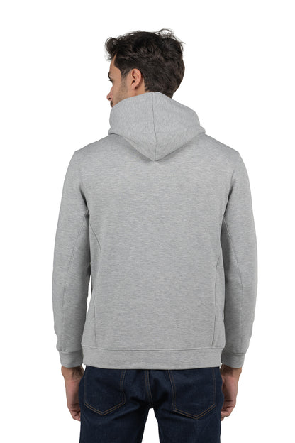 Men's Solid Hoodie – Light Grey