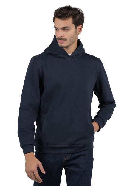Men's Solid Hoodie – Navy