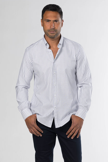 New Striped Shirt – Blue