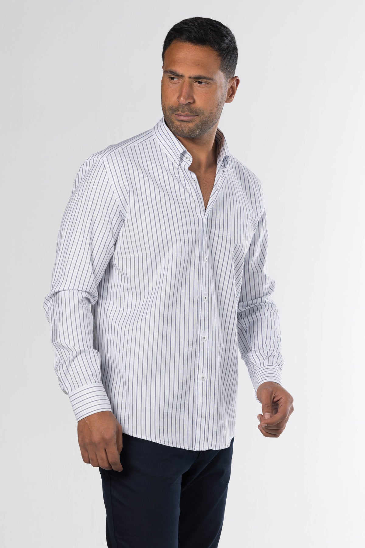 New Striped Shirt – Blue