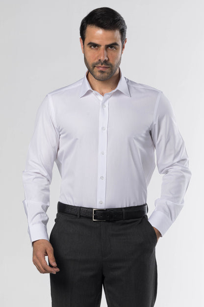 Plain Classic Shirt – White