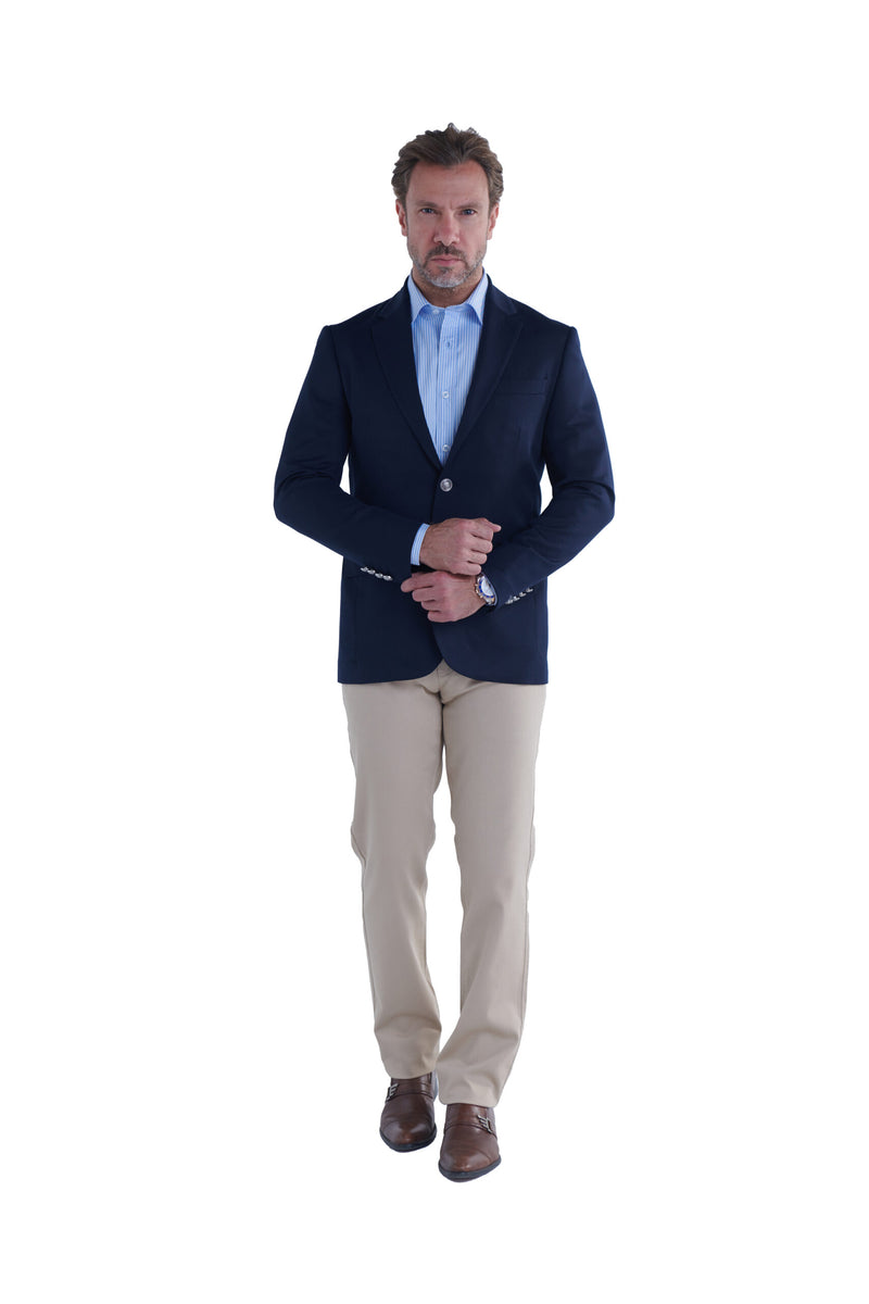 Regular Fit Classic Blazer – Navy
