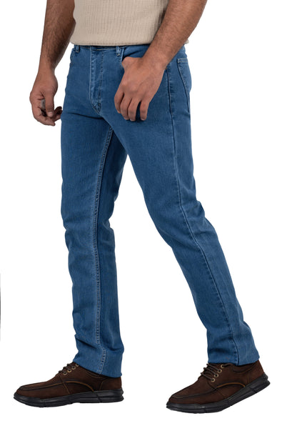 Regular Fit Denim Jeans – Blue