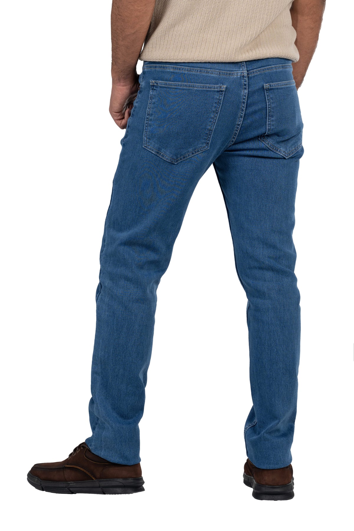 Regular Fit Denim Jeans – Blue