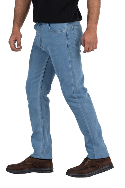 Regular Fit Denim Jeans – Light Blue